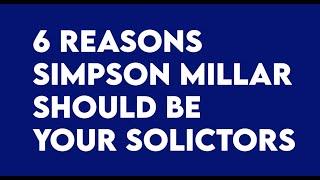 Six reasons why Simpson Millar should be your solicitor | Adam Boyd explains all