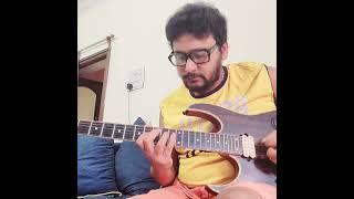 Mere Dholna | Sargam | Guitar Instrumental | Cover By Sandip Banerjee | Bhool Bhulaiyaa