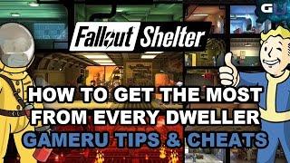 Fallout Shelter - How To Get The Most From Every Dweller | GamerU Tips and Cheats