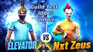 Unfair Player In Classy FF Guild ? | Elevator FF  Vs Nxt Zeus  | Garena Free Fire