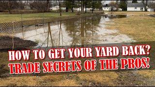 Worst Flooded Yard of the Year: How to Drain a Lake