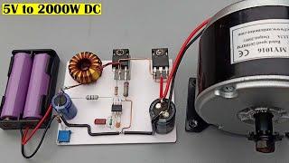 5V to 2000W DC 232V !! High Power 2000W DC to DC Boost Circuit , DC 5v to 232v DC Converter