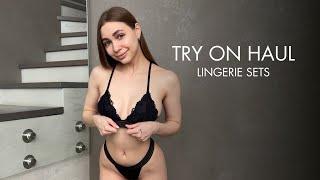 [4K] Lingerie Try on Haul & Review