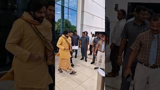 Pawan Kalyan at airport  #pawanklyan pawa#janasena #pawankalyanfans #pawan @naveenvillagevlogs143