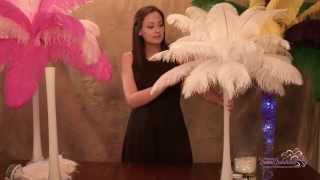 Ostrich Feather Centerpieces: How to Make (Easy DIY Assembly Instructions)