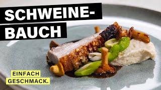 KRUSTENBRATEN IM BACKOFEN mit Bohnenpüree | einfachgeschmack