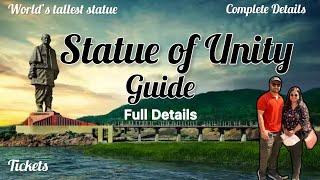 Statue of Unity Full details| How to Reach?Tickets & complete tour #statueofunity #gujarattourism