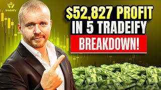 $52,827 Profit In 5 Tradeify S2F Accounts! TRADE JOURNAL BREAKDOWN!