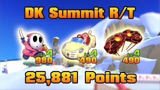 Mario Kart Tour — Holiday Tour ～ DK Summit R/T ～ 25,881 Points