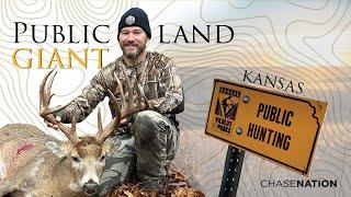 GIANT BUCK on PUBLIC LAND | Kansas Bow Hunt