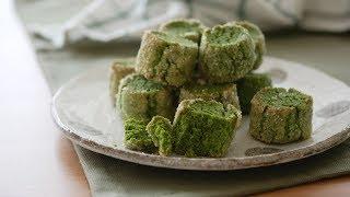 さくほろっ。ざくざく。。抹茶ディアマンクッキー| Matcha Diamond Cookies