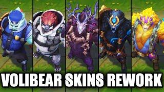 All Volibear Skins Rework 2020 (League of Legends)