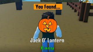 Find the Pumpkins - Where to Find the Jack O' Lantern (Roblox)