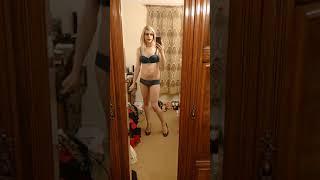 Crossdresser wearing Cute Lingerie from Iris & Lily | Kelsey Cobalt