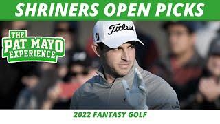 2023 Shriners Open Picks, Bets, Preview, Research | 2023 Fantasy Golf Picks