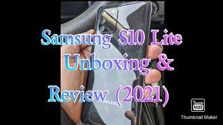 Samsung S10 Lite unboxing