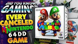 Every Cancelled Nintendo 64DD Game (N64) ft. @hard4games