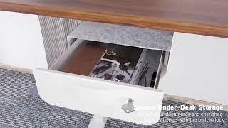 ERGOWORKS EW-UD001_UNDER-DESK STEEL SIDE DRAWER WITH LOCK