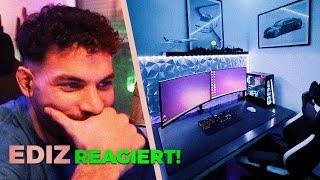 WIE GEIL IST DAS SETUP! EDIZ Reagiert auf COMMUNITY GAMING SETUPS!