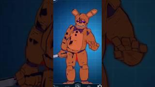 fnaf the last part for Retro Animation #freddy #bonnie #chica #foxy #fnafedit #shorts