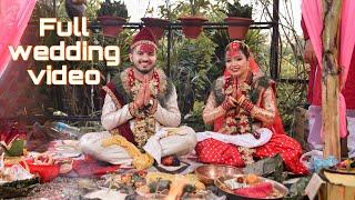 NISCHALA & BISHEK FULL WEDDING VIDEO || BEST NEPALI WEDDING FILM 2024 || #nepaliwedding |Dr Nischala