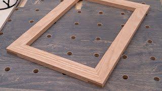 How to Make a Mitered Half Lap Frame on the Table Saw