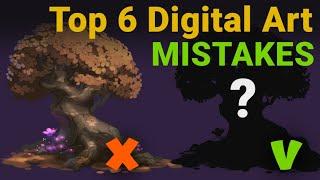 Top 6 Digital Art Mistakes (Eng Subtitles)