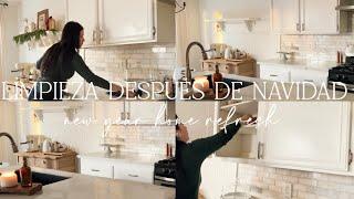 AFTER CHRISTMAS CLEAN WITH ME| LIMPIEZA DESPUES DE NAVIDAD| GUARDANDO LA DECORACION