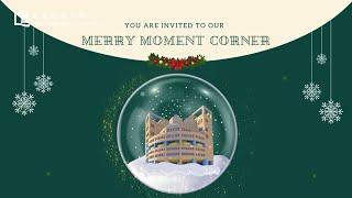 【 Spreading Joy at Merry Moment Corner!  浸大裡的溫馨時刻 】