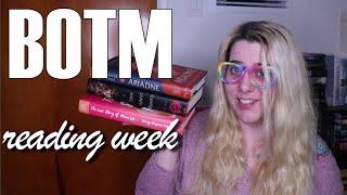 Reading BOTM books for a week