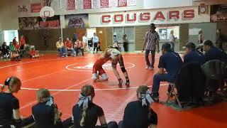 Graysen Howard 5 grade VS Riggen Ivie of Canyon View middle school 100 lbs.