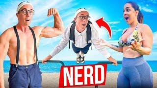 Nerd Shocks Big Guys and Girls at the Calisthenics Park | Epic Prank