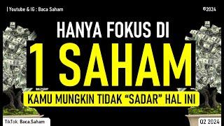 Fokus 1 Saham Saja Cukup?