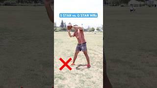 5 STAR vs. 0 STAR WRs