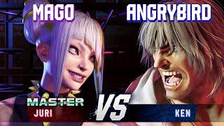 SF6 ▰ MAGO (Juri) vs ANGRYBIRD (Ken) ▰ High Level Gameplay