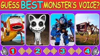 Guess The MONSTER'S Voice Bus Eater, Zoonomaly, Skibidi Thomas, Megahorn Coffin Dance