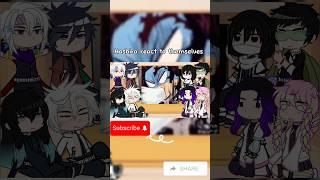 Hashira react to themselves || demon slayer || meme || gacha ||