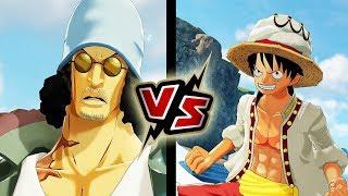 One Piece World Seeker - Luffy vs Aokiji Kuzan | Extreme Difficulty | No Damage (Ice Age)