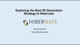 Hibernate primary key: Integer vs UUID