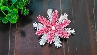 DIY Christmas Tree Ornament from glitter foam sheet | Christmas decoration ideas | Christmas craft