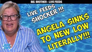 BB26: Angela Sinks to a New Low – LITERALLY on Big Brother 26 #bb26 #bigbrother