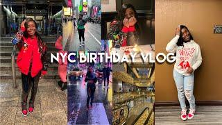 MY 16th BIRTHDAY IN NYC| first time on a plane, outfits, new years ball drop & more