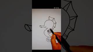 How to draw a Seahorse Step by step