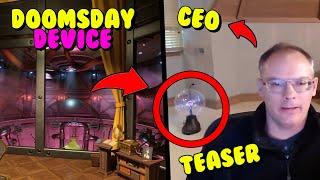 EPIC GAMES CEO TEASES DOOMSDAY DEVICE - LIVE EVENT TEASER? in Fortnite