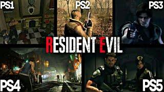 RESIDENT EVIL PS1 VS PS2 VS PS3 VS PS4 VS PS5