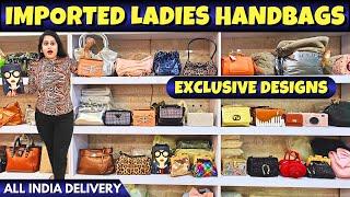 Imported handbags & ladies purse wholesale market in delhi with huge discounts | New bags designs