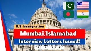 *New* Interview Letters Mumbai/Islamabad Issued| CR-1 IR-1 F2A *Hindi Urdu Subtitles