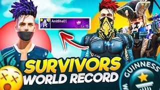 WORLD RECORD OF BIG YOUTUBERS IN SURVIVORS GUILD