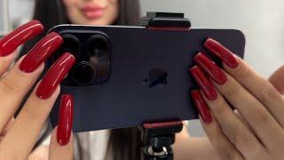 ASMR - tapping & scratching camera / by covers | IPhone 14 | LOFI