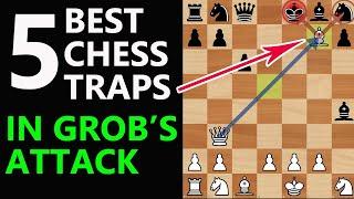 chess opening tricks to win fast,Grob's Attack,traps for white,moves,strategies,tactics,ideas,tips